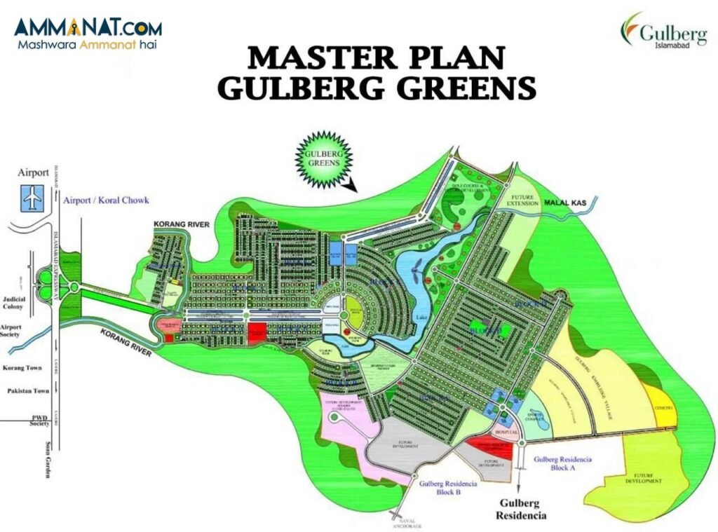 Gulberg Greens Islamabad Master Plan