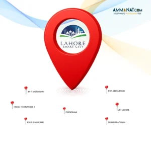 Lahore smart city nearby landmarks