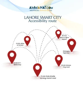 lahore smart city accessibility route